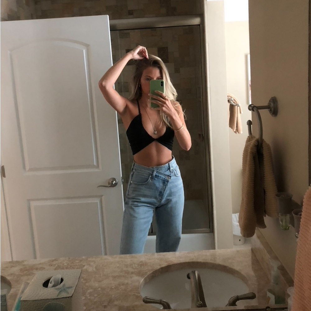 Agolde Women's Criss Cross Upsized Jeans